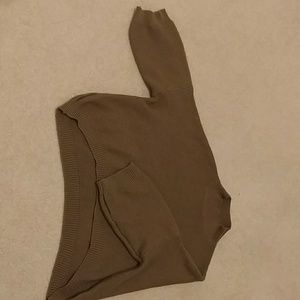 Cropped turtle neck sweater